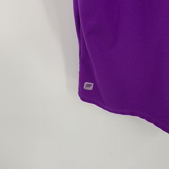 Fabletics racerback tank top purple mesh athletic athleisure women Small - Picture 2 of 5